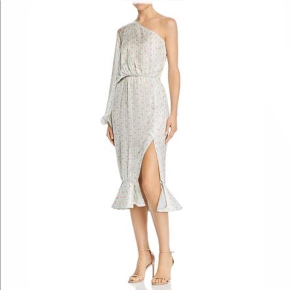 NWT HEMANT & NANDITA dress sana one shoulder NWT XL $358 - Picture 1 of 14